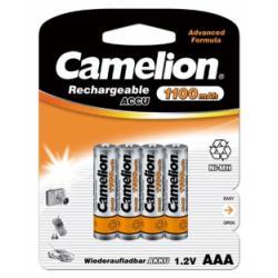 Nabíjacie AAA mikroceruzkové batérie HR03 1100mAh 4ks v balenie - Camelion originál