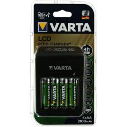 Varta Steckerlader / nabíjačka s LCD-Anzeige und USB vr. 4x Varta AA-batéria R2U 2100mAh originál
