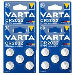 20x VARTA CR2032 DL2032 ECR2032 Lithium Knopfzellen ? 4x 5ks balenie pre hodinky, Autoschlüssel & me