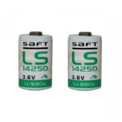 2x Lithium batéria Saft LS14250 1/2AA 3,6Volt originál