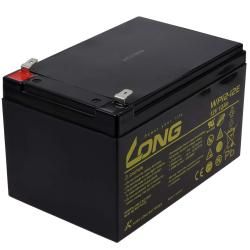KungLong olovená batéria WP12-12E Vds s 6,3mm Faston hlboký cyklus originál