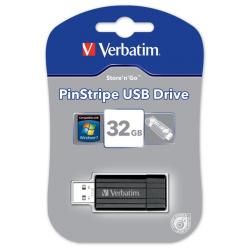 Verbatim USB flash disk PinStripe 32GB