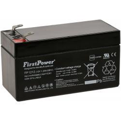 FirstPower náhradný batéria FP1212 1,2Ah 12V VdS nahrádza Panasonic LC-R121R3PG originál