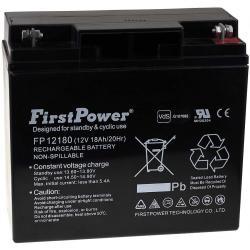 FirstPower náhradný batéria FP12180 12V 18Ah VdS nahrádza Panasonic LC-XD1217PG originál
