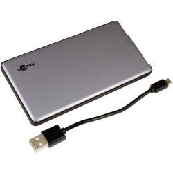 Goobay Quickcharge powerbanka 5.0Ah s Micro-USB & USB C Anschluss, vr. Micro-USB kabel, sivá originá