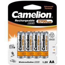 Nabíjacie ceruzková batérie AA HR6 2700mAh NiMH 4ks v balenie - Camelion originál