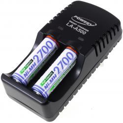 Powery nabíjačka pre NiMH/NiCd AA-AAA batéria vr. 2x AA 2700mAh Panasonic