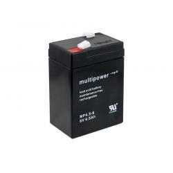Powery olovená batéria (multipower) MP4.5-6 6V nahrádza Panasonic LC-R064R5P