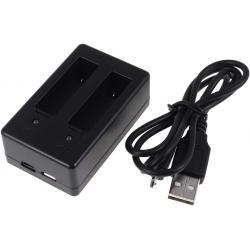 Powery USB nabíjačka pre 2x batéria GoPro Hero4 Black