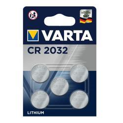 VARTA litiový gombíkový článok CR2032, nahrádza DL2032 IEC CR2032 5ks balenie originál