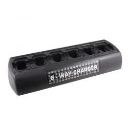 6-fach nabíjačka pre vysielačkové batéria Icom IC-A6 / IC-F4GT Serie / IC-V8 / Typ BP-210