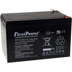 FirstPower náhradný batéria FP12120 12Ah 12V VdS nahrádza Panasonic LC-RA1212PG originál