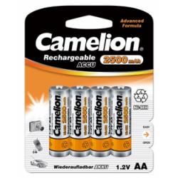 Nabíjacie ceruzkové AA batérie HR6 2500mAh 4ks v balenie - Camelion
