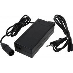 nabíjačka, sieťový adaptér Typ HP1202L3 pre E-Bike-, elektro bicykel 36V-aku, 2,2A, 3-Pin-XLR-Anschl