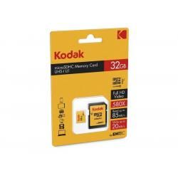 Pamäťová karta KODAK microSDHC 32GB blister Class 10 + SD adaptér