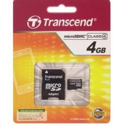 pamäťová karta Transcend microSDHC 4GB Class 4